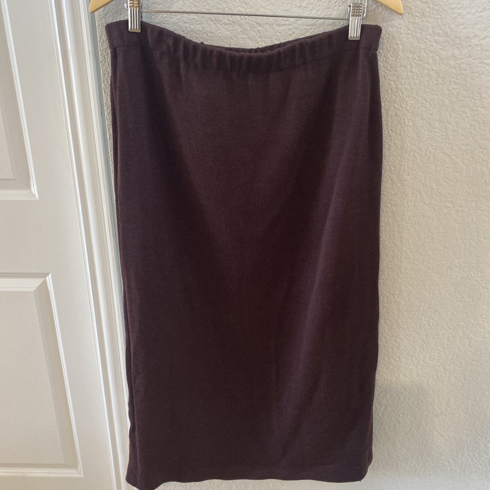 Donna Vinci Knits Skirt Size 16, Beautiful Knit Fabric And Side Zipper